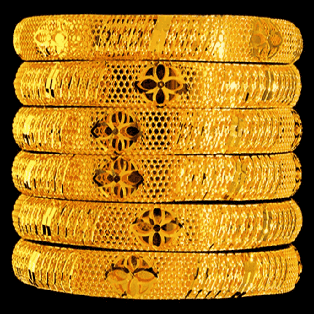 21K Gold Bangle Sets (L)
